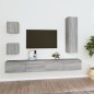 vidaXL 5-tlg. TV-Schrank-Set Grau Sonoma Holzwerkstoff vidaXL 5-tlg. TV-Schrank-Set Grau Sonoma Holzwerkstoff