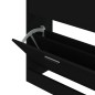 vidaXL Schuhschrank Schwarz 63x24x81 cm Holzwerkstoff vidaXL Schuhschrank Schwarz 63x24x81 cm Holzwerkstoff