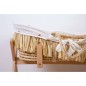 CHILDHOME Moseskorb Raffiabast mit Matratze und Bezug Herzen-Muster CHILDHOME Moseskorb Raffiabast mit Matratze und Bezug Herzen-Muster