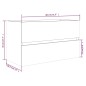 vidaXL Waschbeckenschrank mit Einbaubecken Braun Eiche Holzwerkstoff vidaXL Waschbeckenschrank mit Einbaubecken Braun Eiche Holzwerkstoff