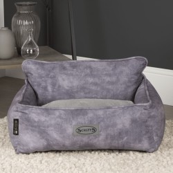 Scruffs & Tramps Hundebett Kensington Größe L 90x70 cm Grau