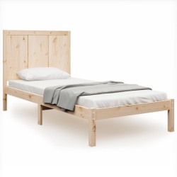 vidaXL Massivholzbett Kiefer 90x190 cm