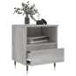 vidaXL Nachttische 2 Stk. Grau Sonoma 40x35x50 cm Holzwerkstoff vidaXL Nachttische 2 Stk. Grau Sonoma 40x35x50 cm Holzwerkstoff