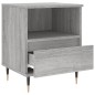 vidaXL Nachttische 2 Stk. Grau Sonoma 40x35x50 cm Holzwerkstoff vidaXL Nachttische 2 Stk. Grau Sonoma 40x35x50 cm Holzwerkstoff