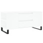 vidaXL Couchtisch Weiß 102x44,5x50 cm Holzwerkstoff vidaXL Couchtisch Weiß 102x44,5x50 cm Holzwerkstoff