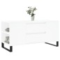 vidaXL Couchtisch Weiß 102x44,5x50 cm Holzwerkstoff vidaXL Couchtisch Weiß 102x44,5x50 cm Holzwerkstoff
