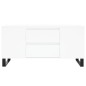 vidaXL Couchtisch Weiß 102x44,5x50 cm Holzwerkstoff vidaXL Couchtisch Weiß 102x44,5x50 cm Holzwerkstoff