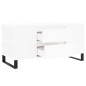 vidaXL Couchtisch Weiß 102x44,5x50 cm Holzwerkstoff vidaXL Couchtisch Weiß 102x44,5x50 cm Holzwerkstoff