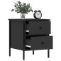 vidaXL Nachttische 2 Stk. Schwarz 40x42x50 cm Holzwerkstoff vidaXL Nachttische 2 Stk. Schwarz 40x42x50 cm Holzwerkstoff