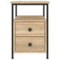 vidaXL Nachttische 2 Stk. Sonoma-Eiche 34x35,5x50 cm Holzwerkstoff vidaXL Nachttische 2 Stk. Sonoma-Eiche 34x35,5x50 cm Holzwerkstoff