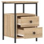 vidaXL Nachttische 2 Stk. Sonoma-Eiche 34x35,5x50 cm Holzwerkstoff vidaXL Nachttische 2 Stk. Sonoma-Eiche 34x35,5x50 cm Holzwerkstoff