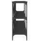 vidaXL Konsolentisch Schwarz 180x30x75 cm Holzwerkstoff und Eisen vidaXL Konsolentisch Schwarz 180x30x75 cm Holzwerkstoff und Eisen