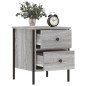 vidaXL Nachttische 2 Stk. Grau Sonoma 40x42x50 cm Holzwerkstoff vidaXL Nachttische 2 Stk. Grau Sonoma 40x42x50 cm Holzwerkstoff