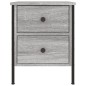 vidaXL Nachttische 2 Stk. Grau Sonoma 40x42x50 cm Holzwerkstoff vidaXL Nachttische 2 Stk. Grau Sonoma 40x42x50 cm Holzwerkstoff