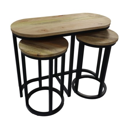 HSM Collection 3-tlg. Beistelltisch-Set