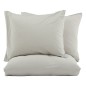 Venture Home Bettwäsche-Set Mila 220x240 cm Baumwolle Hellgrau Venture Home Bettwäsche-Set Mila 220x240 cm Baumwolle Hellgrau