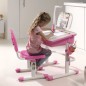Vipack Kindertisch mit Stuhl Comfortline 301 Verstellbar Rosa und Weiß Vipack Kindertisch mit Stuhl Comfortline 301 Verstellbar Rosa und Weiß