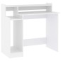 vidaXL Schreibtisch mit LEDs Weiß 97x45x90 cm Holzwerkstoff vidaXL Schreibtisch mit LEDs Weiß 97x45x90 cm Holzwerkstoff