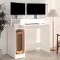 vidaXL Schreibtisch mit LEDs Weiß 97x45x90 cm Holzwerkstoff vidaXL Schreibtisch mit LEDs Weiß 97x45x90 cm Holzwerkstoff