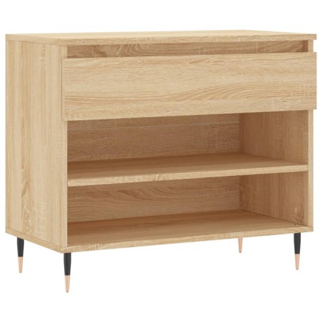 vidaXL Schuhregal Sonoma-Eiche 70x36x60 cm Holzwerkstoff