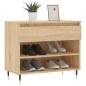 vidaXL Schuhregal Sonoma-Eiche 70x36x60 cm Holzwerkstoff vidaXL Schuhregal Sonoma-Eiche 70x36x60 cm Holzwerkstoff
