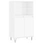 vidaXL Highboard Hochglanz-Weiß 60x36x110 cm Holzwerkstoff vidaXL Highboard Hochglanz-Weiß 60x36x110 cm Holzwerkstoff