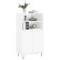 vidaXL Highboard Hochglanz-Weiß 60x36x110 cm Holzwerkstoff vidaXL Highboard Hochglanz-Weiß 60x36x110 cm Holzwerkstoff