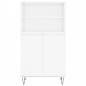 vidaXL Highboard Hochglanz-Weiß 60x36x110 cm Holzwerkstoff vidaXL Highboard Hochglanz-Weiß 60x36x110 cm Holzwerkstoff