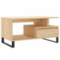 vidaXL Couchtisch Sonoma-Eiche 90x49x45 cm Holzwerkstoff vidaXL Couchtisch Sonoma-Eiche 90x49x45 cm Holzwerkstoff