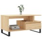vidaXL Couchtisch Sonoma-Eiche 90x49x45 cm Holzwerkstoff vidaXL Couchtisch Sonoma-Eiche 90x49x45 cm Holzwerkstoff