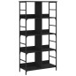 vidaXL Bücherregal Schwarz 78,5x33x153 cm Holzwerkstoff vidaXL Bücherregal Schwarz 78,5x33x153 cm Holzwerkstoff