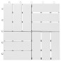 vidaXL Terrassenfliesen 20 Stk. Weiß 30x30 cm Massivholz Akazie vidaXL Terrassenfliesen 20 Stk. Weiß 30x30 cm Massivholz Akazie