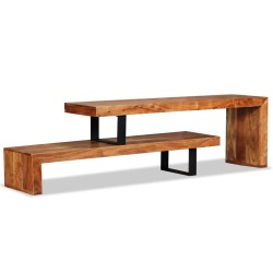 vidaXL TV-Schrank Akazienholz Massiv