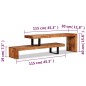 vidaXL TV-Schrank Akazienholz Massiv vidaXL TV-Schrank Akazienholz Massiv