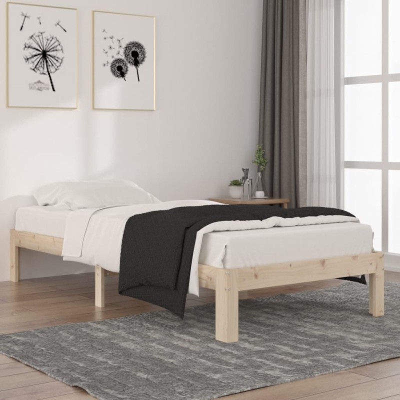 vidaXL Massivholzbett Kiefer 90x200 cm vidaXL Massivholzbett Kiefer 90x200 cm