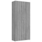 vidaXL Schuhschrank Grau Sonoma 80x35,5x180 cm Holzwerkstoff vidaXL Schuhschrank Grau Sonoma 80x35,5x180 cm Holzwerkstoff