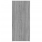 vidaXL Schuhschrank Grau Sonoma 80x35,5x180 cm Holzwerkstoff vidaXL Schuhschrank Grau Sonoma 80x35,5x180 cm Holzwerkstoff