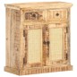 vidaXL Sideboard 65x32x70 cm Mango Massivholz und Naturgeflecht vidaXL Sideboard 65x32x70 cm Mango Massivholz und Naturgeflecht
