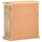 vidaXL Sideboard 65x32x70 cm Mango Massivholz und Naturgeflecht vidaXL Sideboard 65x32x70 cm Mango Massivholz und Naturgeflecht