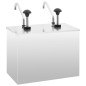 vidaXL Saucen-Spender Edelstahl 2 x 3,5 L vidaXL Saucen-Spender Edelstahl 2 x 3,5 L