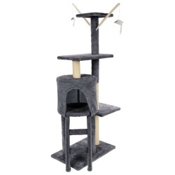 Pets Collection Kratzbaum 45x30x110 cm Grau