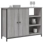 vidaXL Sideboard Grau Sonoma 100x33x75 cm Holzwerkstoff vidaXL Sideboard Grau Sonoma 100x33x75 cm Holzwerkstoff