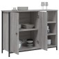 vidaXL Sideboard Grau Sonoma 100x33x75 cm Holzwerkstoff vidaXL Sideboard Grau Sonoma 100x33x75 cm Holzwerkstoff