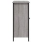 vidaXL Sideboard Grau Sonoma 100x33x75 cm Holzwerkstoff vidaXL Sideboard Grau Sonoma 100x33x75 cm Holzwerkstoff