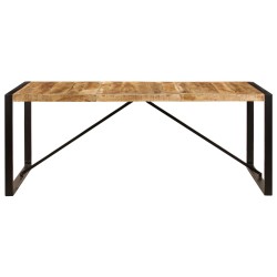 vidaXL Esstisch 200 x 100 x 75 cm Massivholz Mango