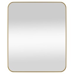vidaXL Wandspiegel Golden 50x60 cm Rechteckig