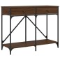 vidaXL Konsolentisch Braun Eichen-Optik 100x39x78,5 cm Holzwerkstoff vidaXL Konsolentisch Braun Eichen-Optik 100x39x78,5 cm Holzwerkstoff