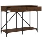 vidaXL Konsolentisch Braun Eichen-Optik 100x39x78,5 cm Holzwerkstoff vidaXL Konsolentisch Braun Eichen-Optik 100x39x78,5 cm Holzwerkstoff
