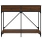 vidaXL Konsolentisch Braun Eichen-Optik 100x39x78,5 cm Holzwerkstoff vidaXL Konsolentisch Braun Eichen-Optik 100x39x78,5 cm Holzwerkstoff