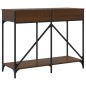 vidaXL Konsolentisch Braun Eichen-Optik 100x39x78,5 cm Holzwerkstoff vidaXL Konsolentisch Braun Eichen-Optik 100x39x78,5 cm Holzwerkstoff